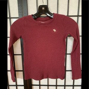 Abercrombie Long Sleeve Ribbed Shirt